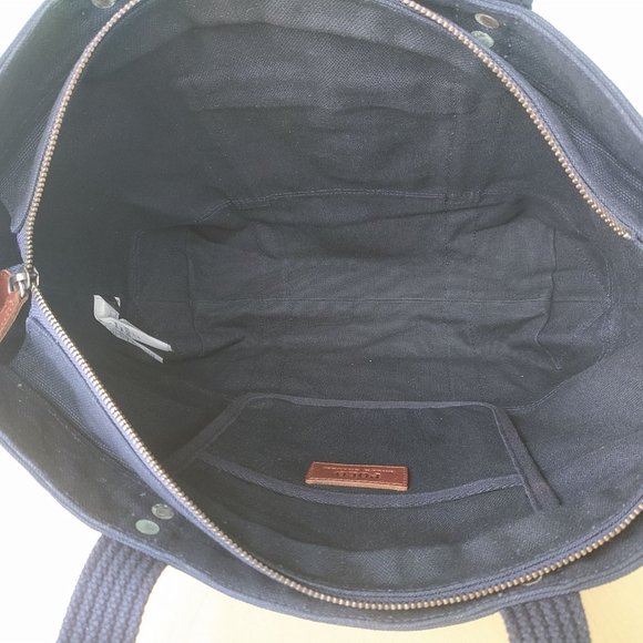 Polo Ralph Lauren Big Pony Canvas Tote Navy - Picture 14 of 16